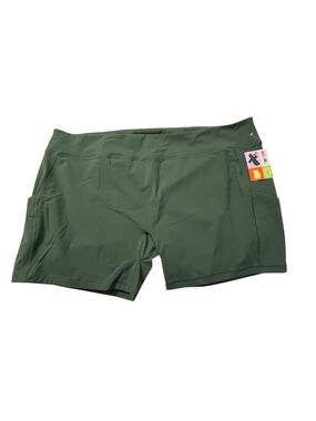NWT Alder Apparel Performance Bike Shorts Green 6X (32/34)